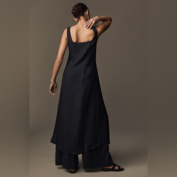 Anthropologie Sleeveless Flyaway Linen Tunic Vest - Picture 3 of 9